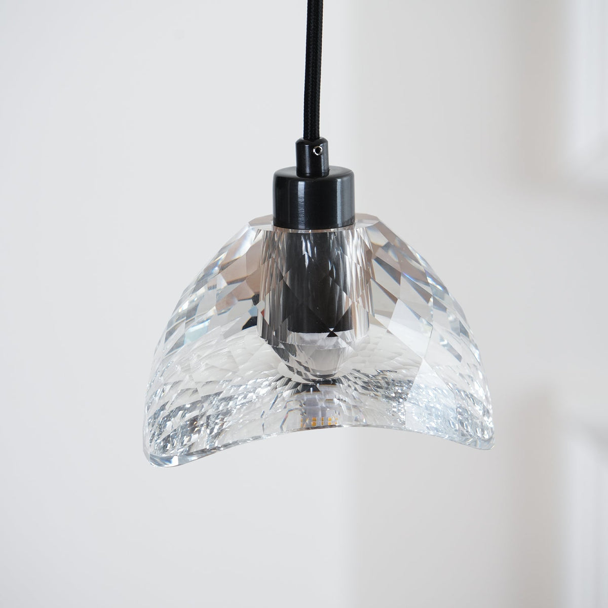 Suspension Gerbe en verre et cuivre – vue 18