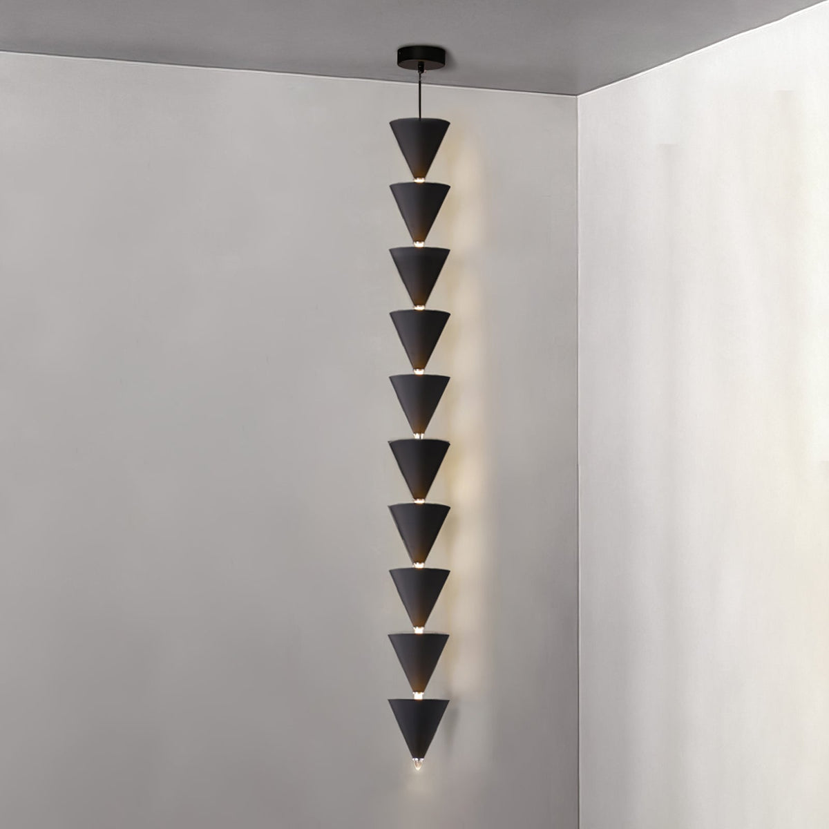 Suspension Moustiers en métal – vue 31