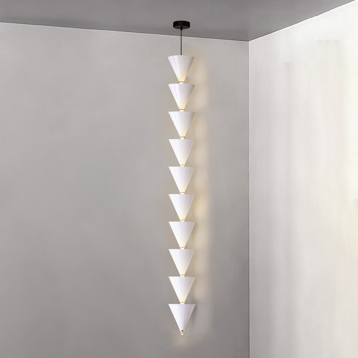 Suspension Moustiers en métal – vue 38