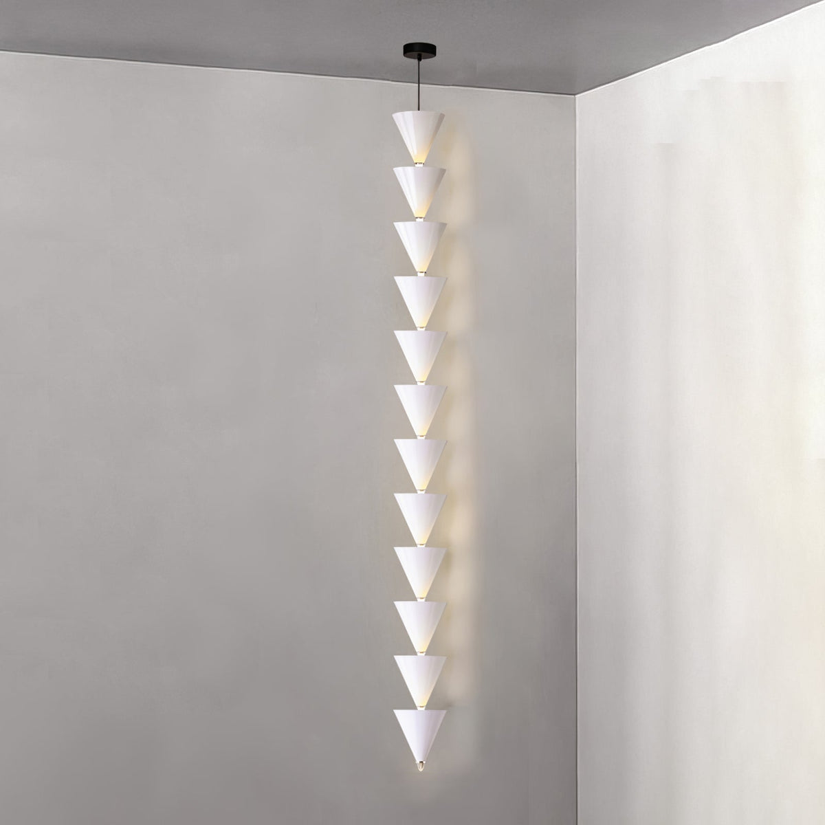 Suspension Moustiers en métal – vue 39