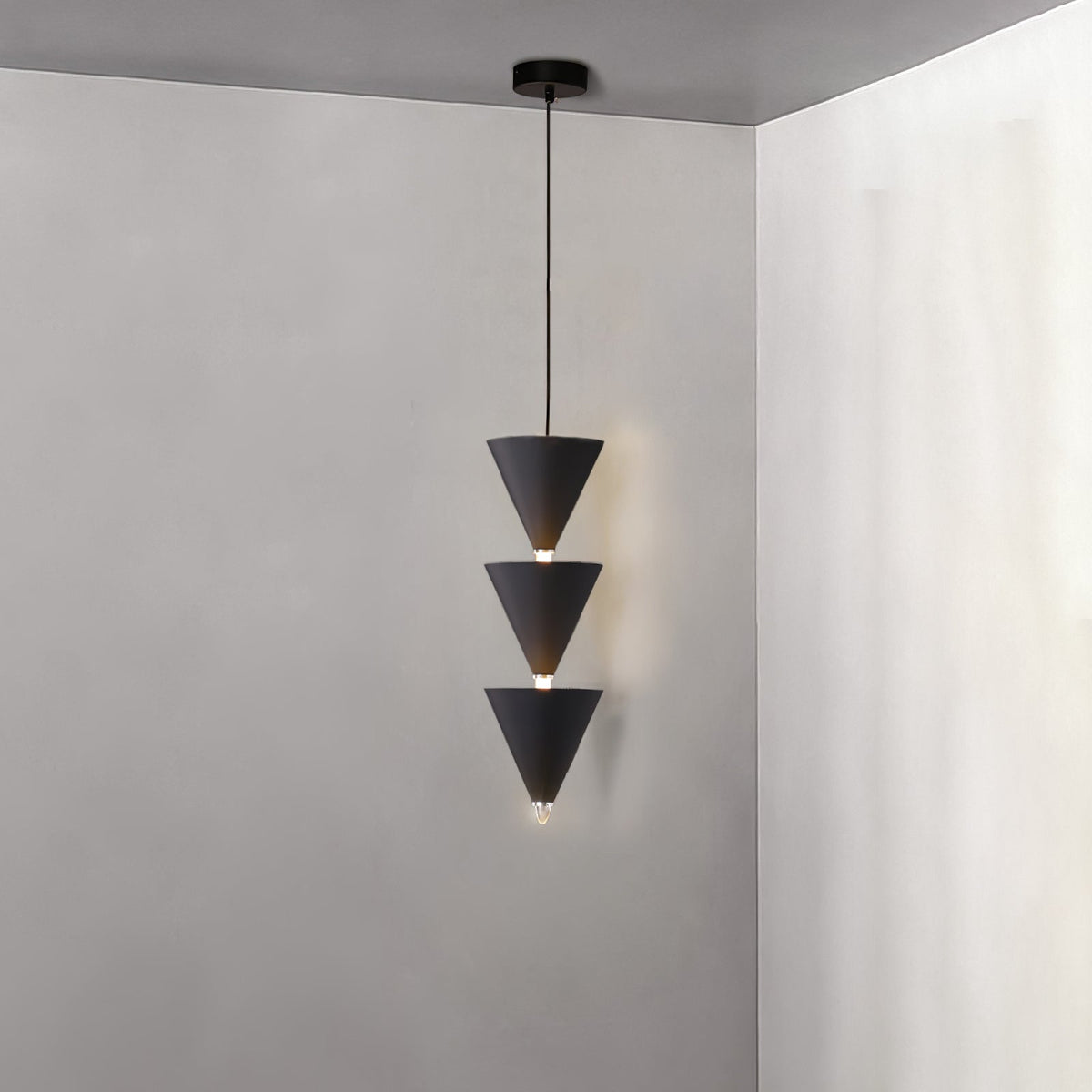 Suspension Moustiers en métal – vue 57