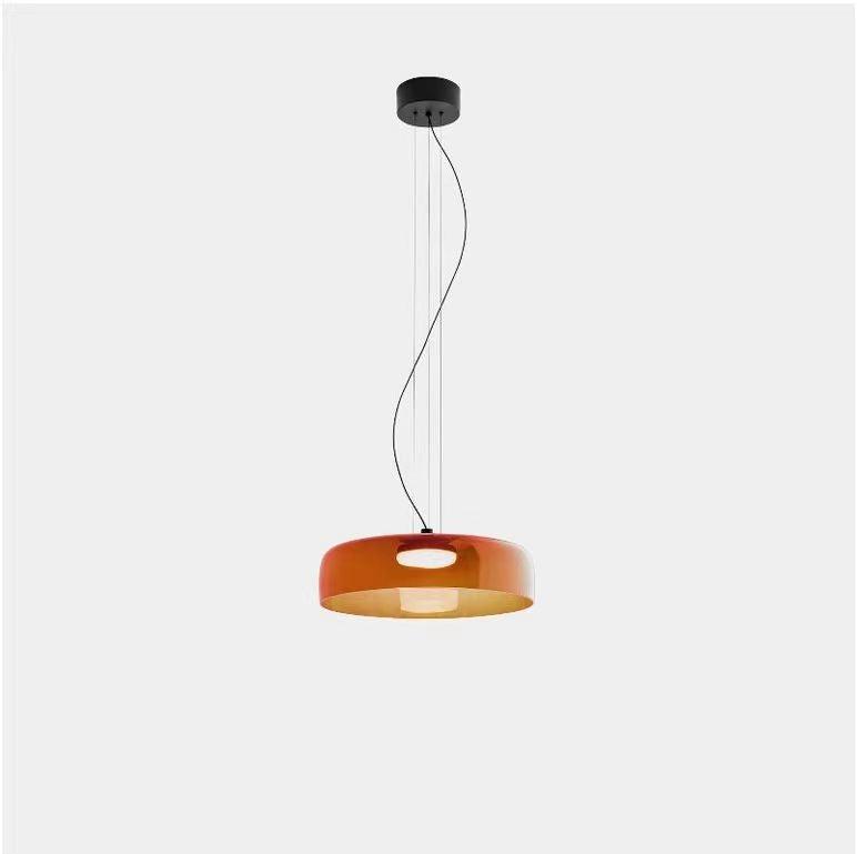Suspension Balustre en verre et métal – vue 27