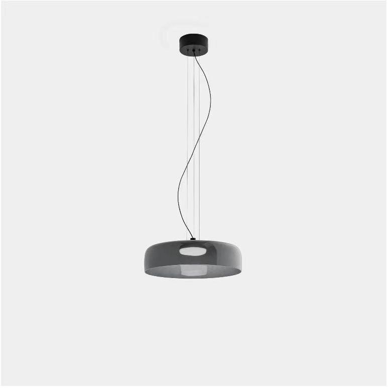 Suspension Balustre en verre et métal – vue 60