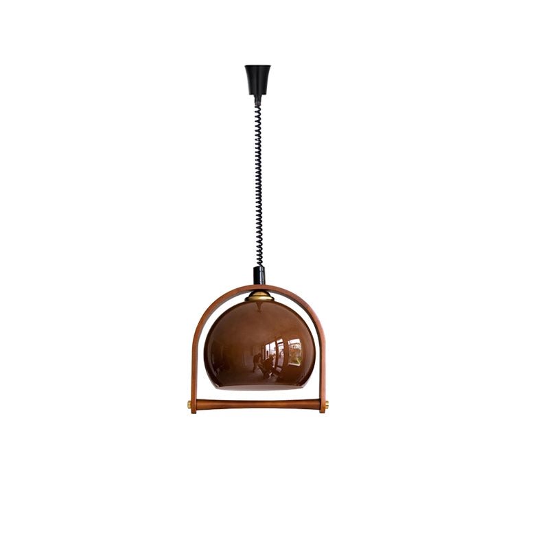 Suspension Orme en verre et bois – vue 21