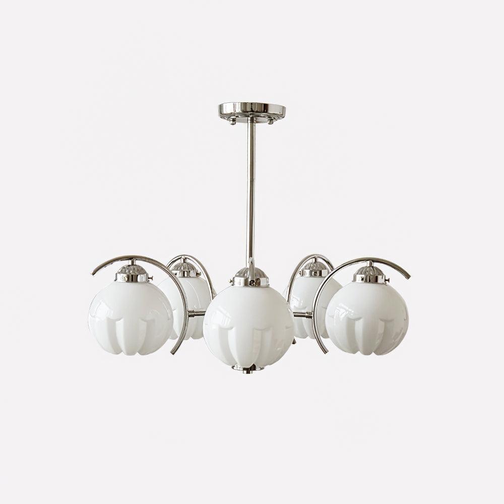Lustre Boussole en verre et laiton – vue 24