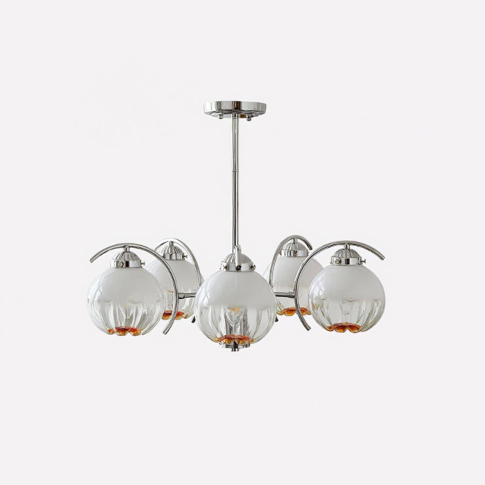 Lustre Boussole en verre et laiton – vue 8