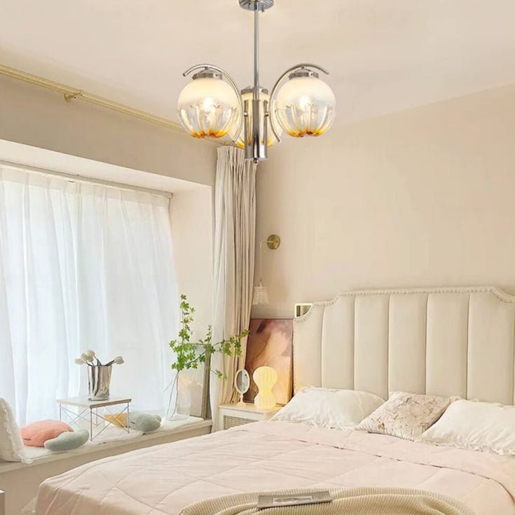 Lustre Boussole en verre et laiton – vue 20