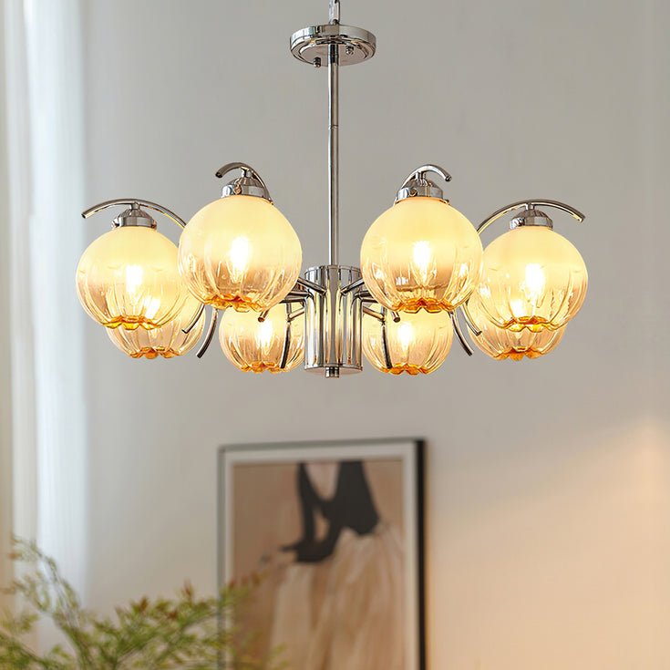 Lustre Boussole en verre et laiton – vue 29