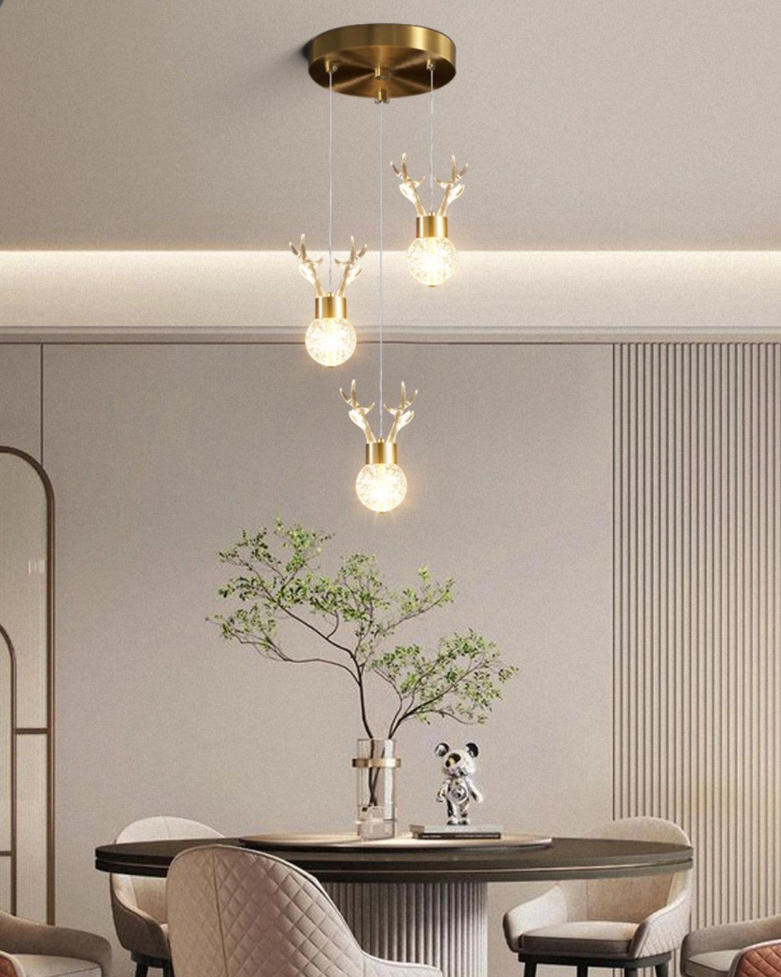 Suspension Constance en aluminium et cristal – vue 27