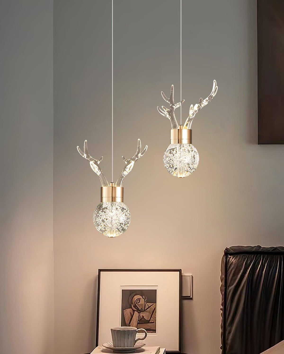 Suspension Constance en aluminium et cristal – vue 25