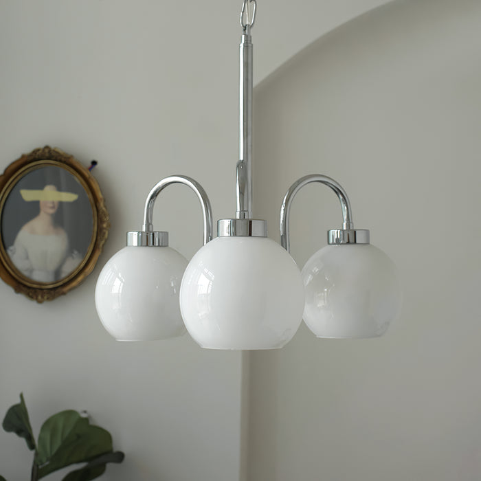 Lustre Oréade en verre et métal – vue 61