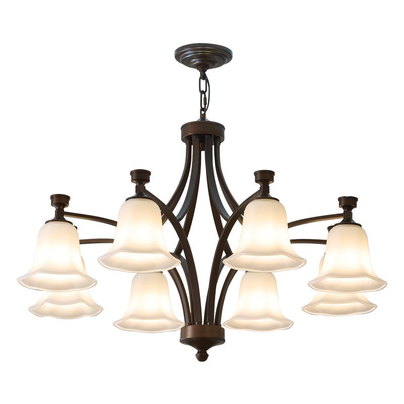 Lustre Épinette en verre et métal – vue 29