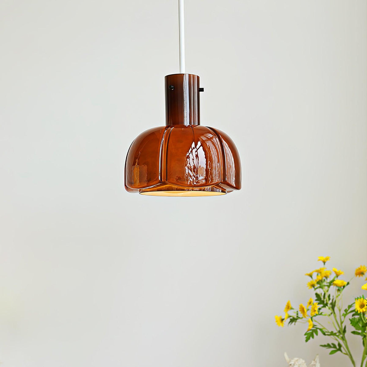 Suspension Sarabande en verre et métal – vue 6