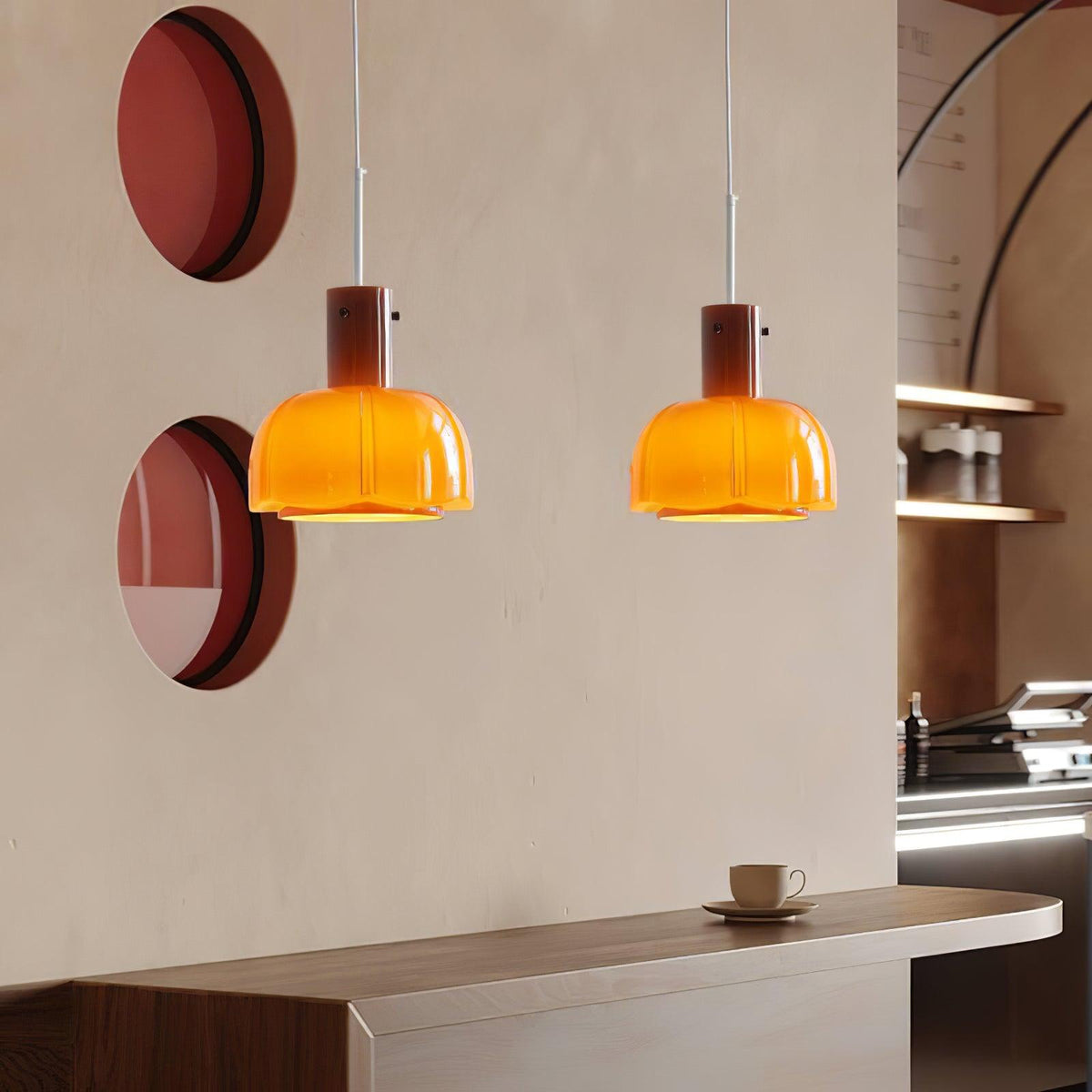 Suspension Sarabande en verre et métal – vue 22