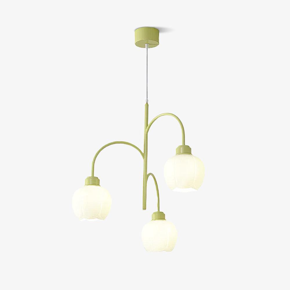 Lustre Fable en verre et métal – vue 11