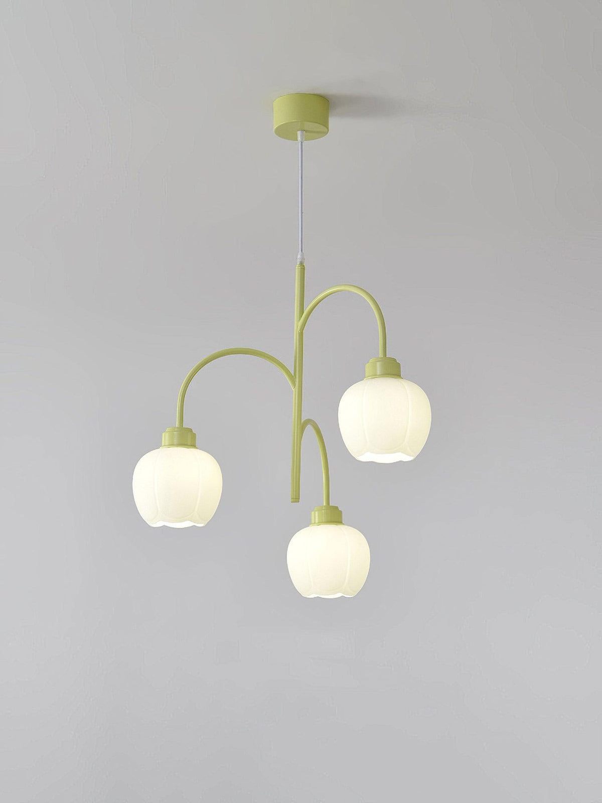Lustre Fable en verre et métal – vue 8