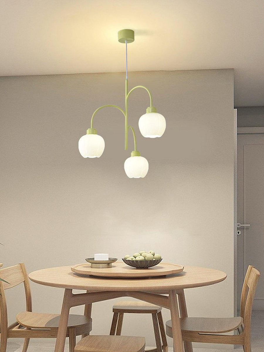 Lustre Fable en verre et métal – vue 3