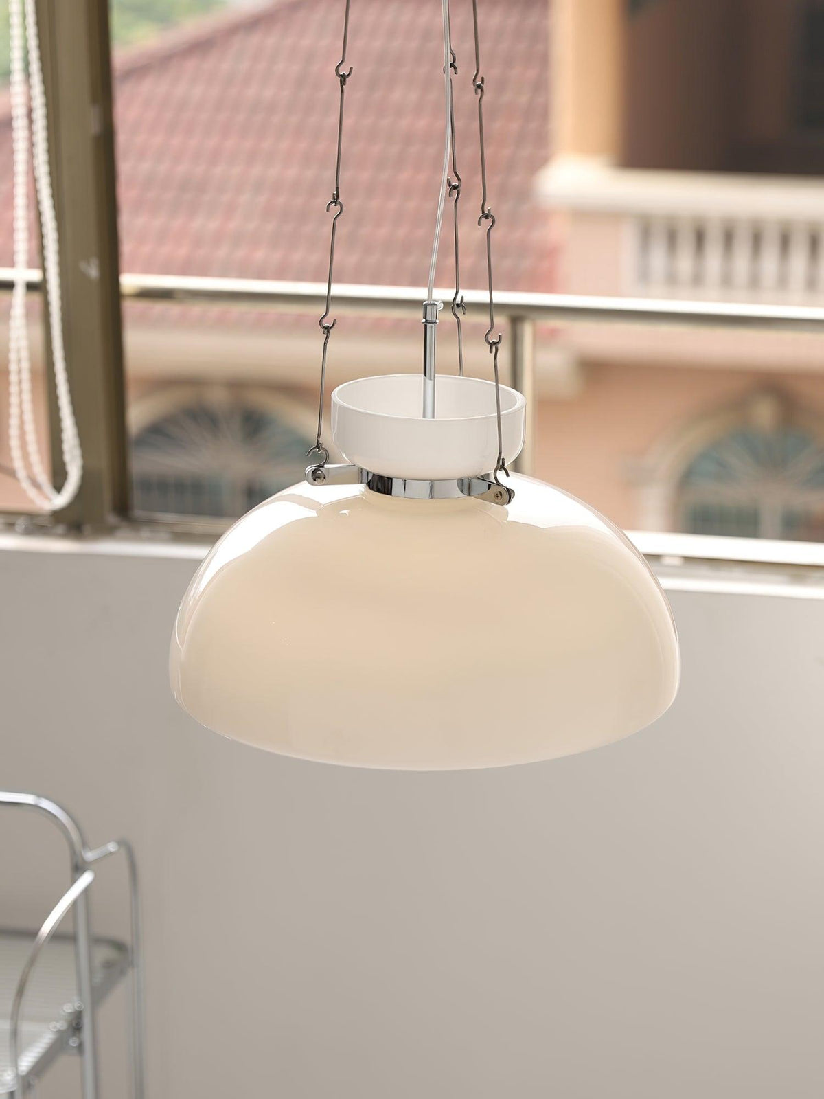 Suspension Albane en verre et fer – vue 5