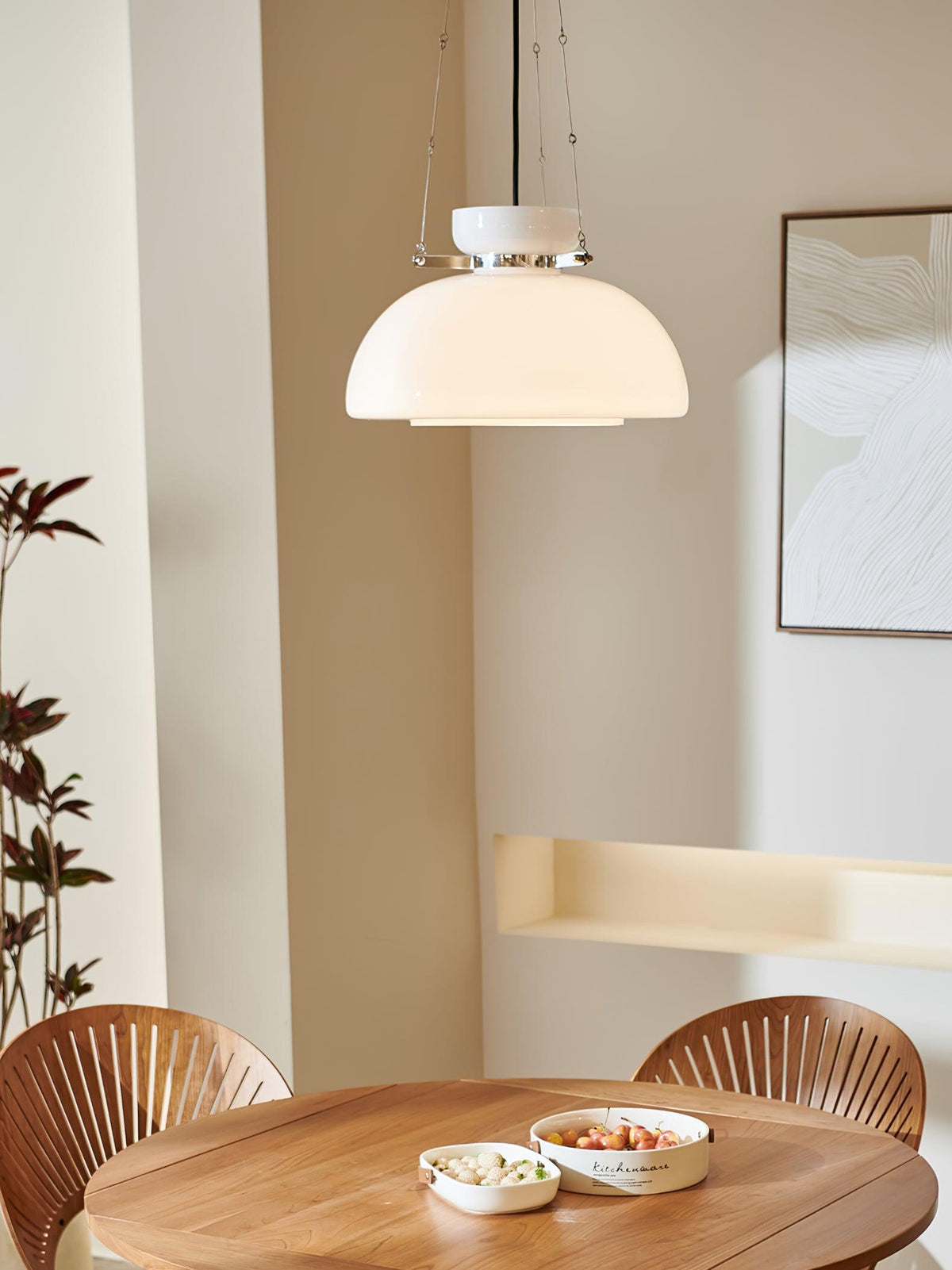 Suspension Albane en verre et fer – vue 6
