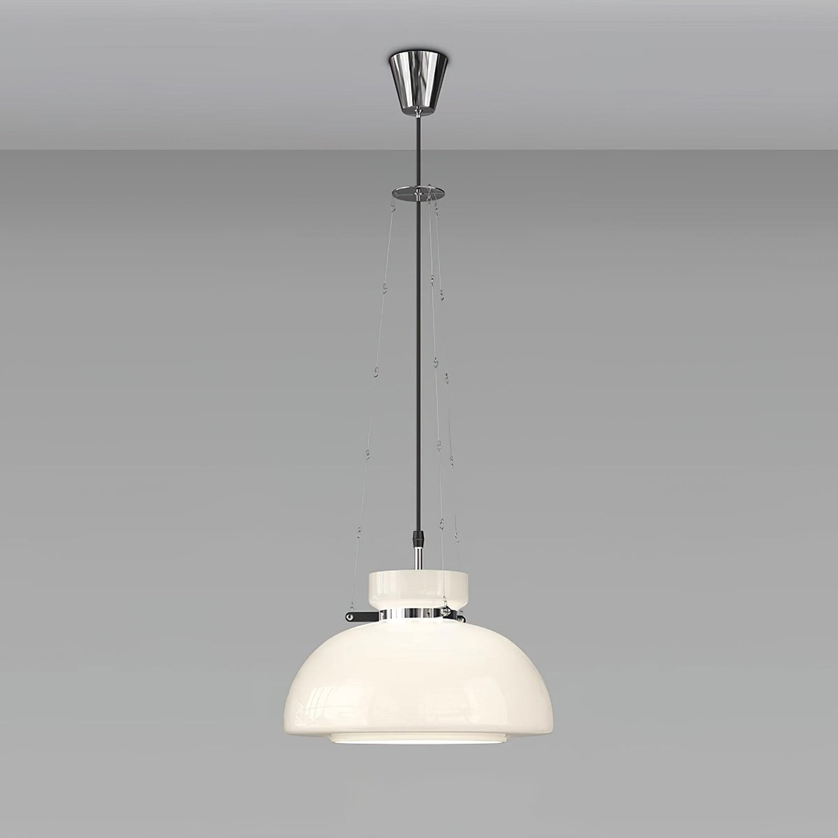 Suspension Albane en verre et fer – vue 15