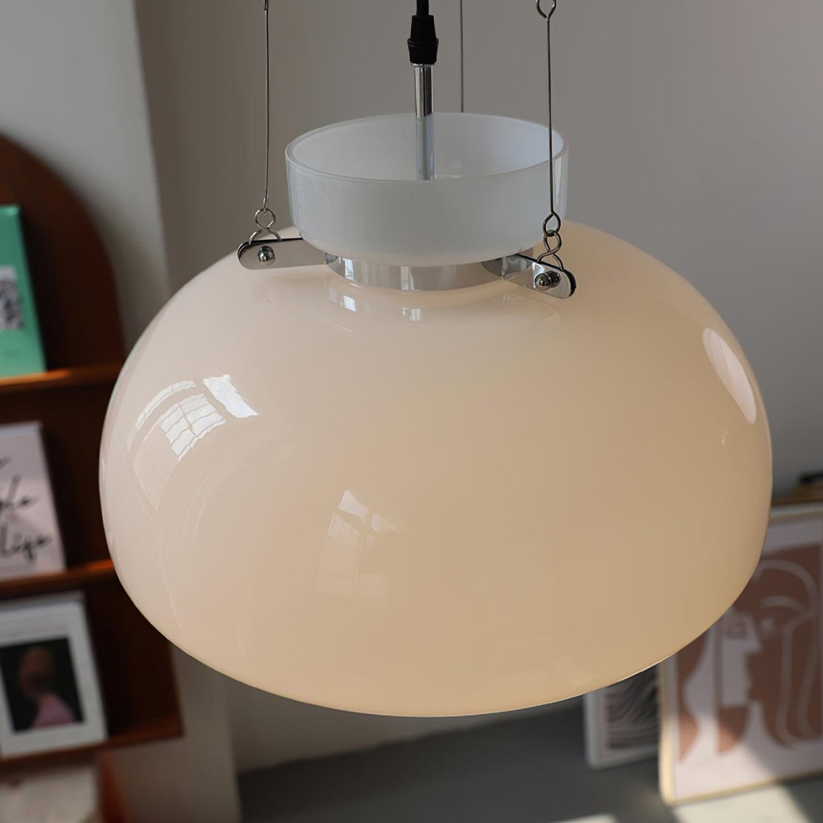 Suspension Albane en verre et fer – vue 17