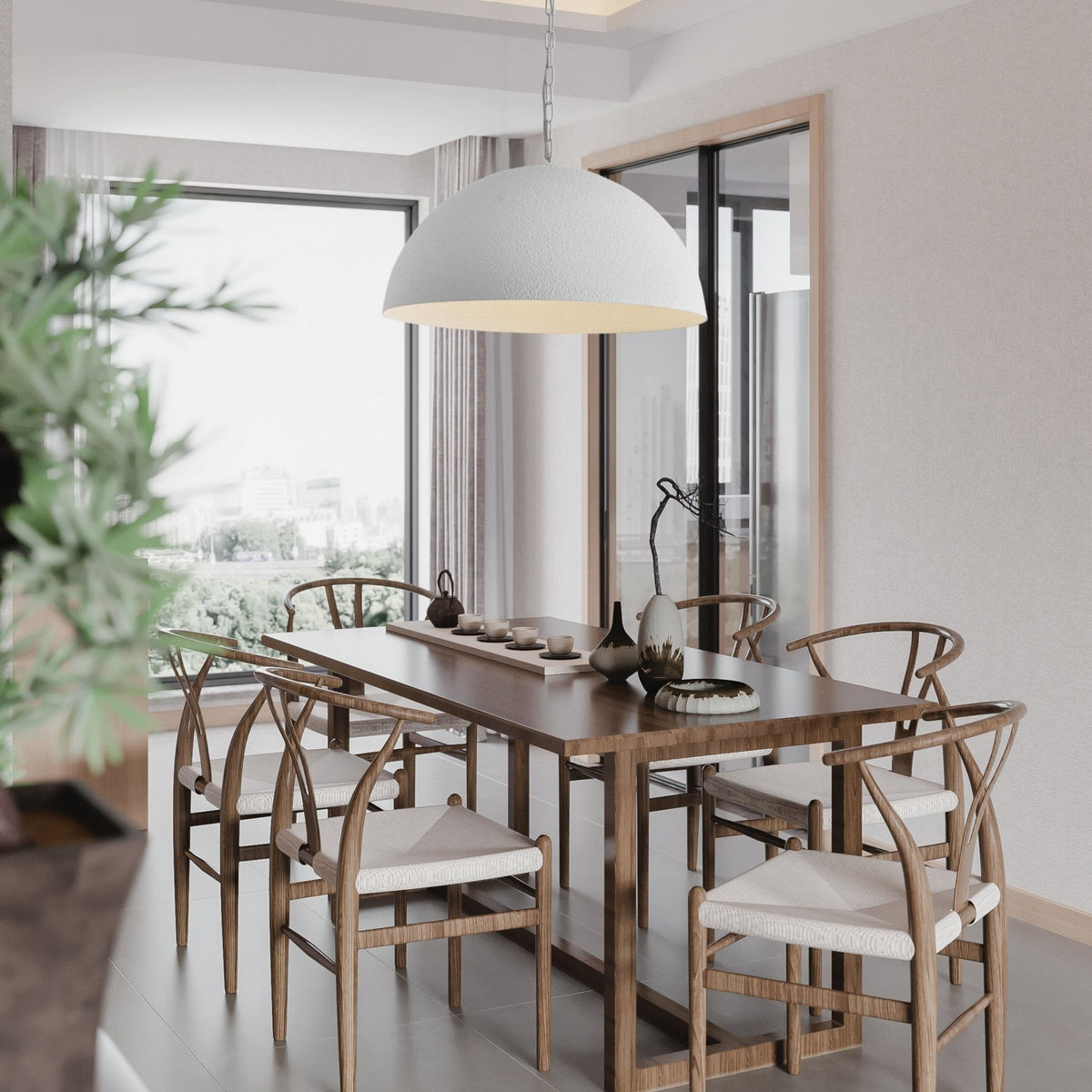 Suspension Palmier en métal – vue 2