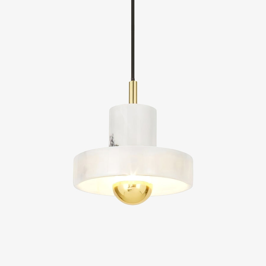 Suspension Ariane en marbre et métal – vue 3