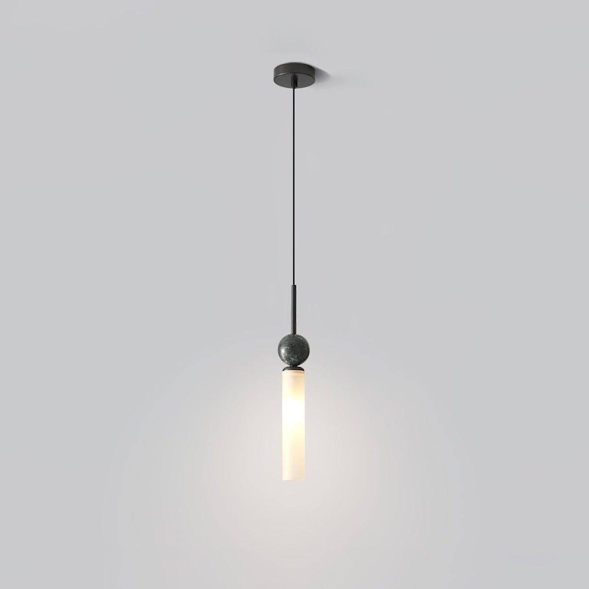 Suspension Houblon en marbre et laiton – vue 7
