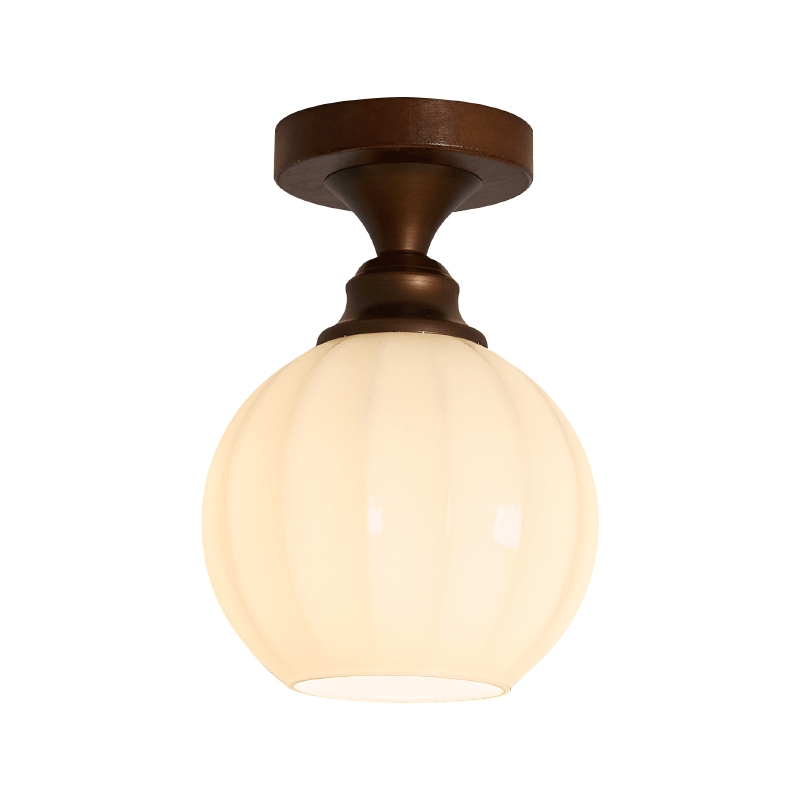 Plafonnier Vésuve en verre et métal – vue 32