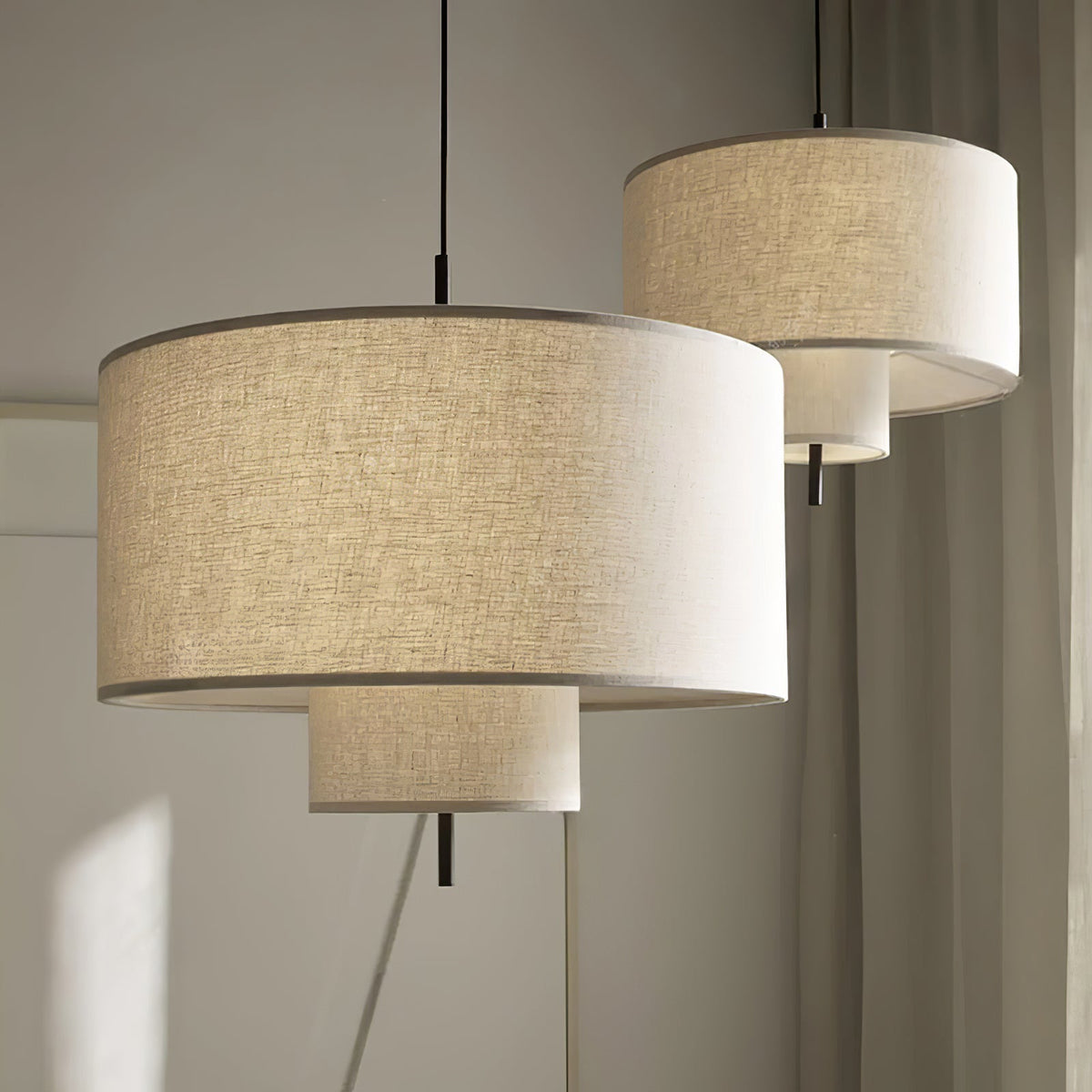 Suspension Sauternes en tissu et métal – vue 2