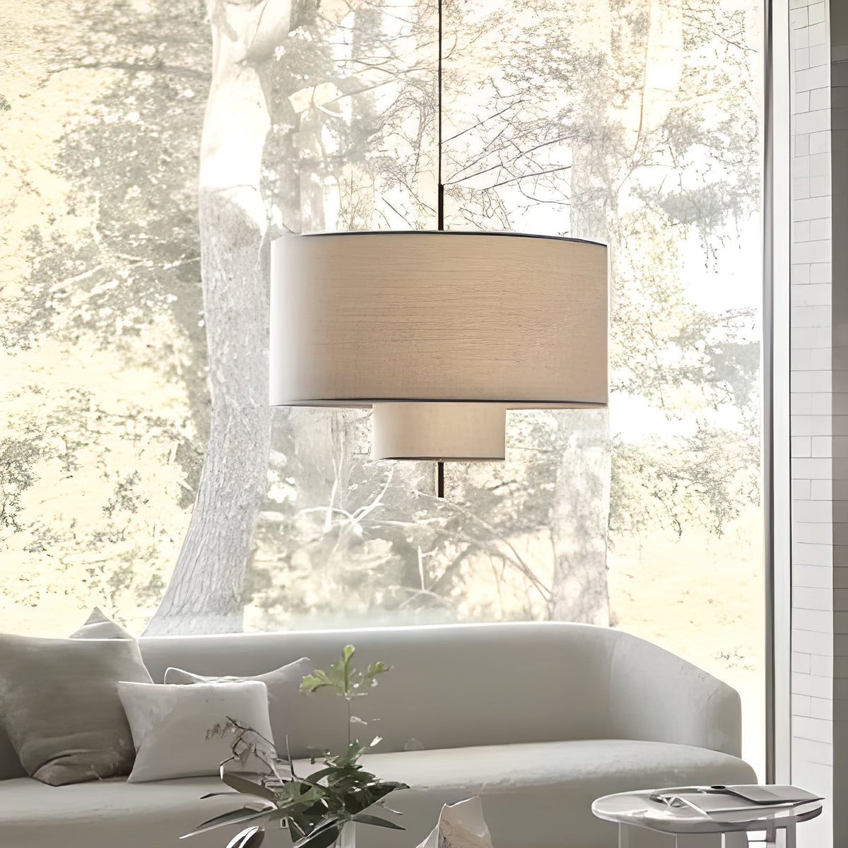 Suspension Sauternes en tissu et métal – vue 6