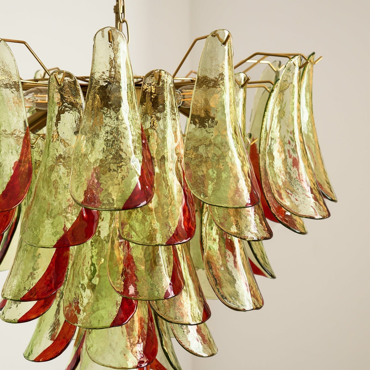 Lustre Falaise en verre et métal – vue 27