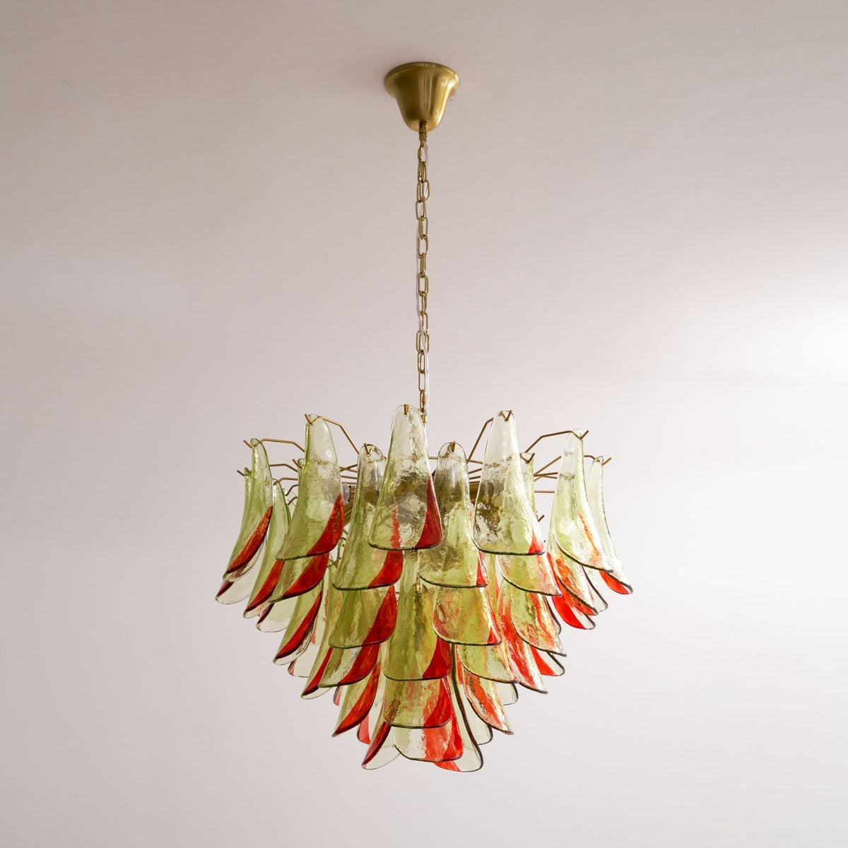 Lustre Falaise en verre et métal – vue 31