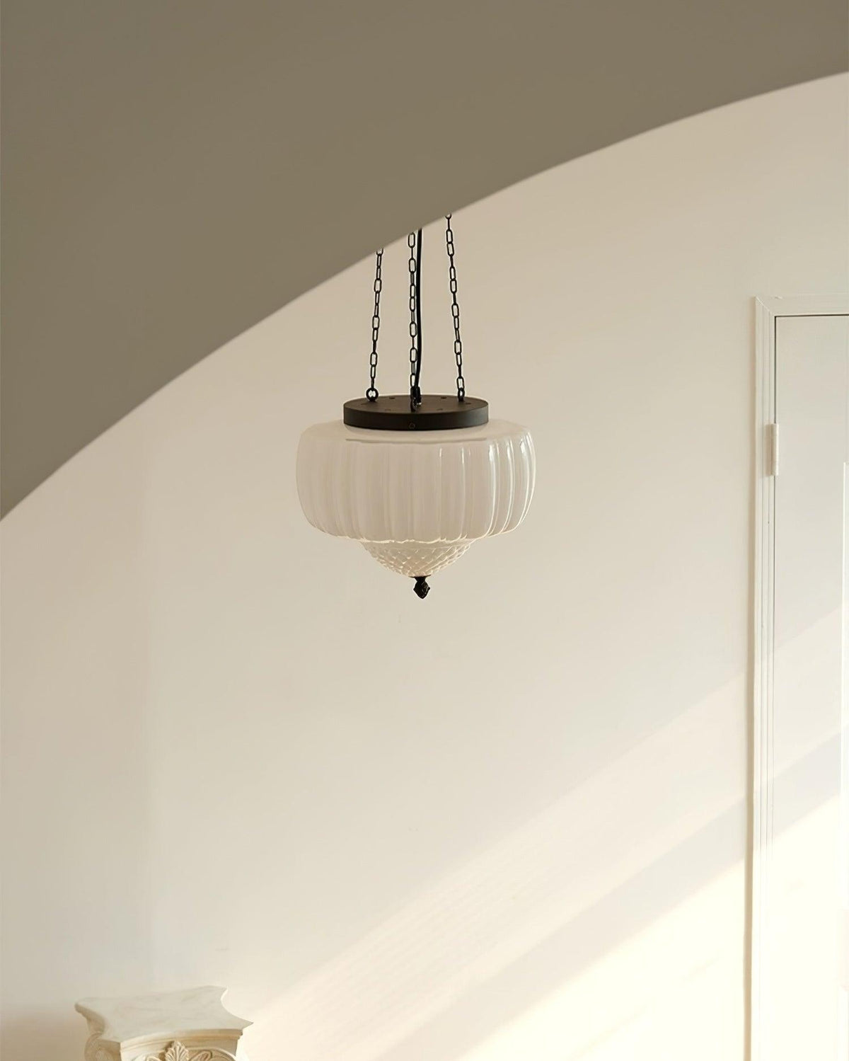 Suspension Troubadour en verre et métal – vue 10