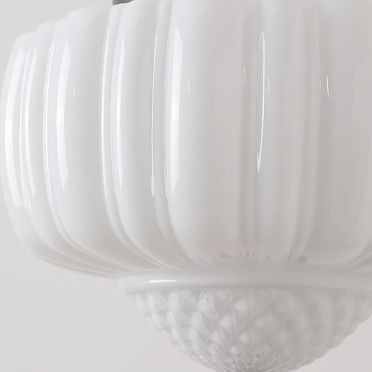 Suspension Troubadour en verre et métal – vue 19