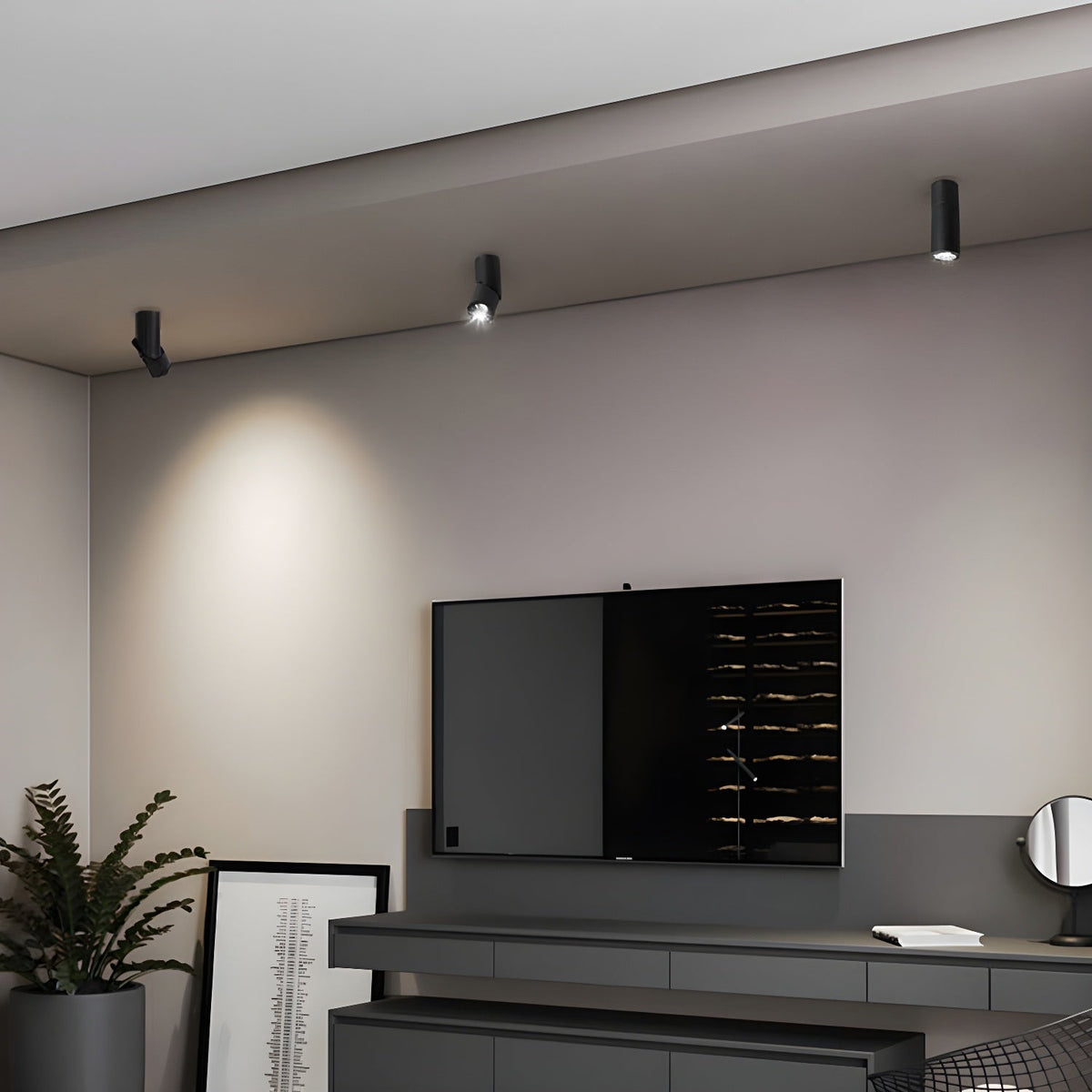 Plafonnier Fuchsia en aluminium – vue 7