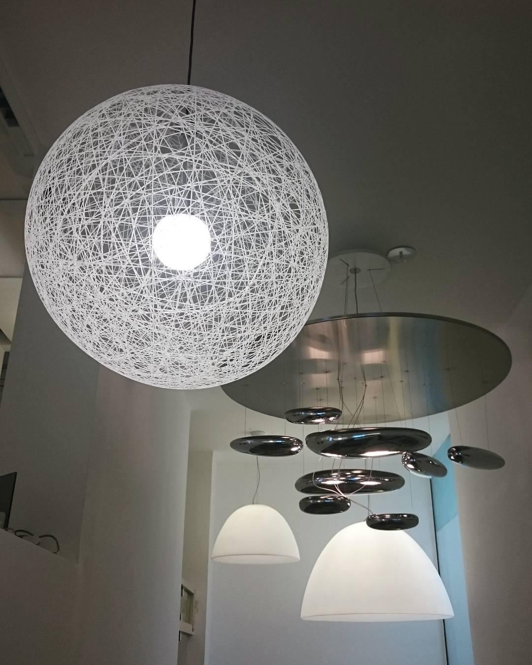 Lustre Andromède en aluminium et verre – vue 124