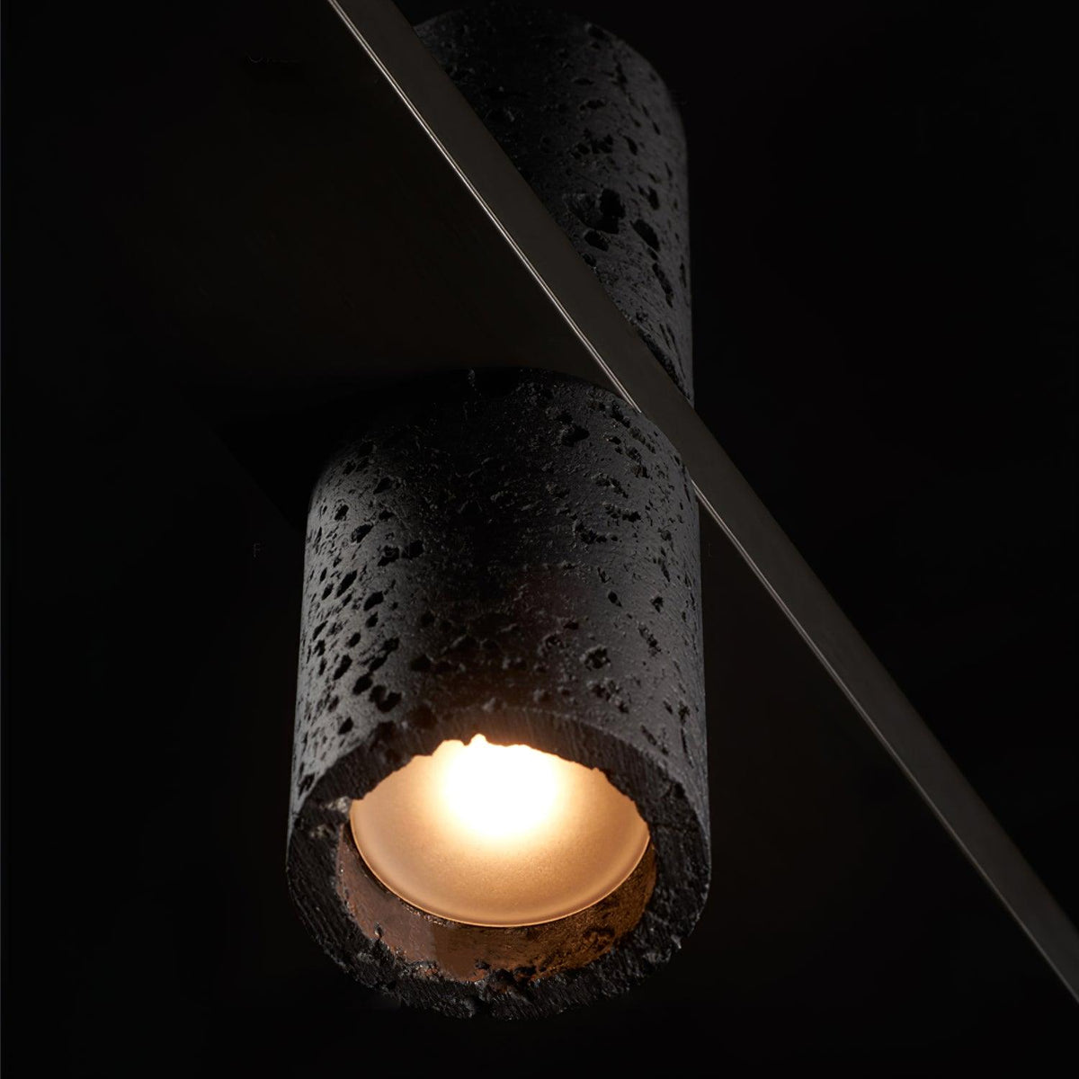 Lustre Porquerolles en pierre et cuivre – vue 20