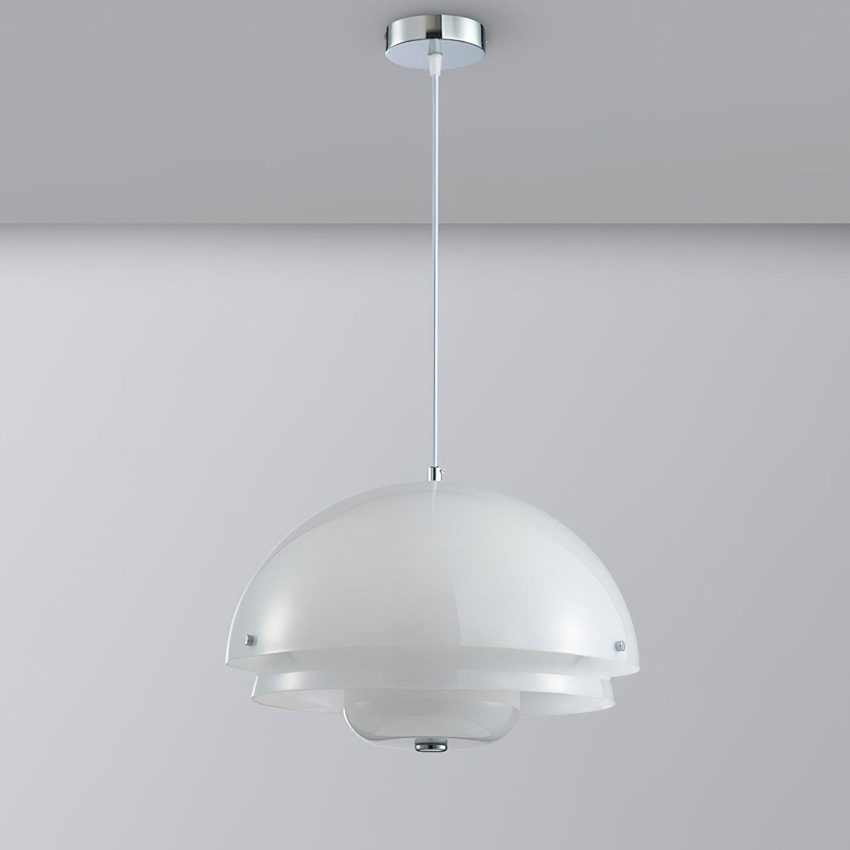 Suspension Ouessant en verre et fer – vue 19