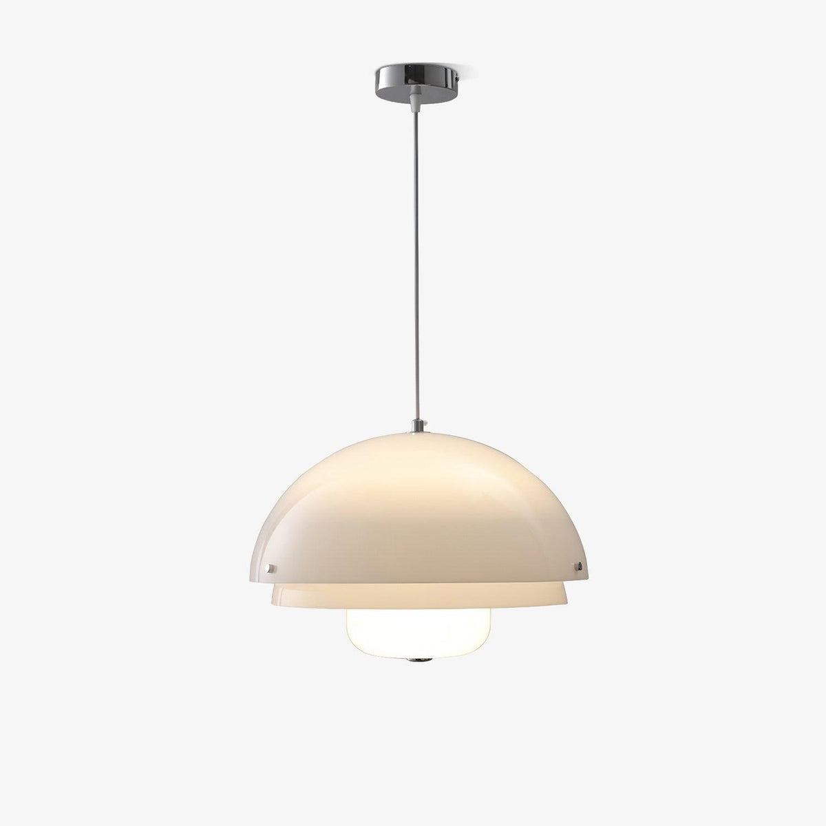 Suspension Ouessant en verre et fer – vue 21