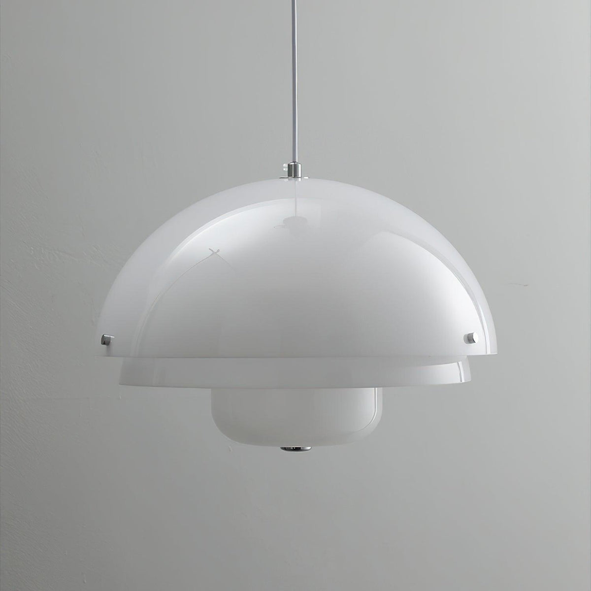 Suspension Ouessant en verre et fer – vue 18