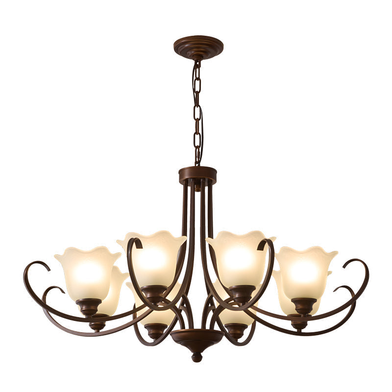 Lustre Dolce en verre et métal – vue 38