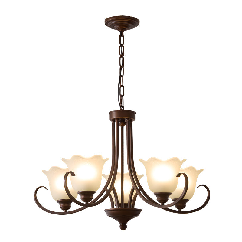 Lustre Dolce en verre et métal – vue 37