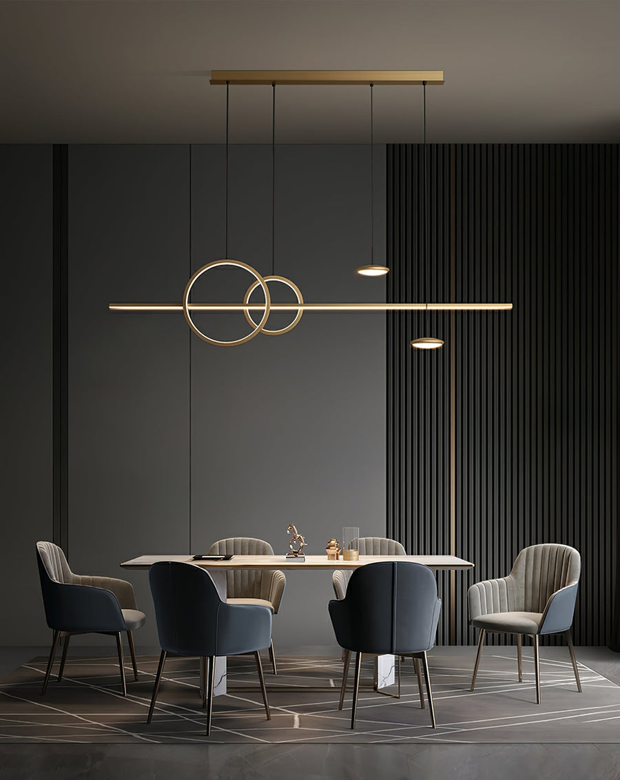 Lustre Girouette en laiton – vue 5