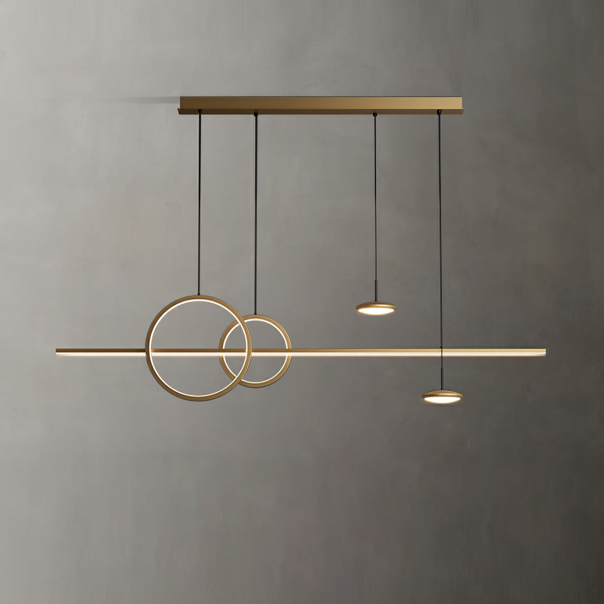 Lustre Girouette en laiton – vue 7