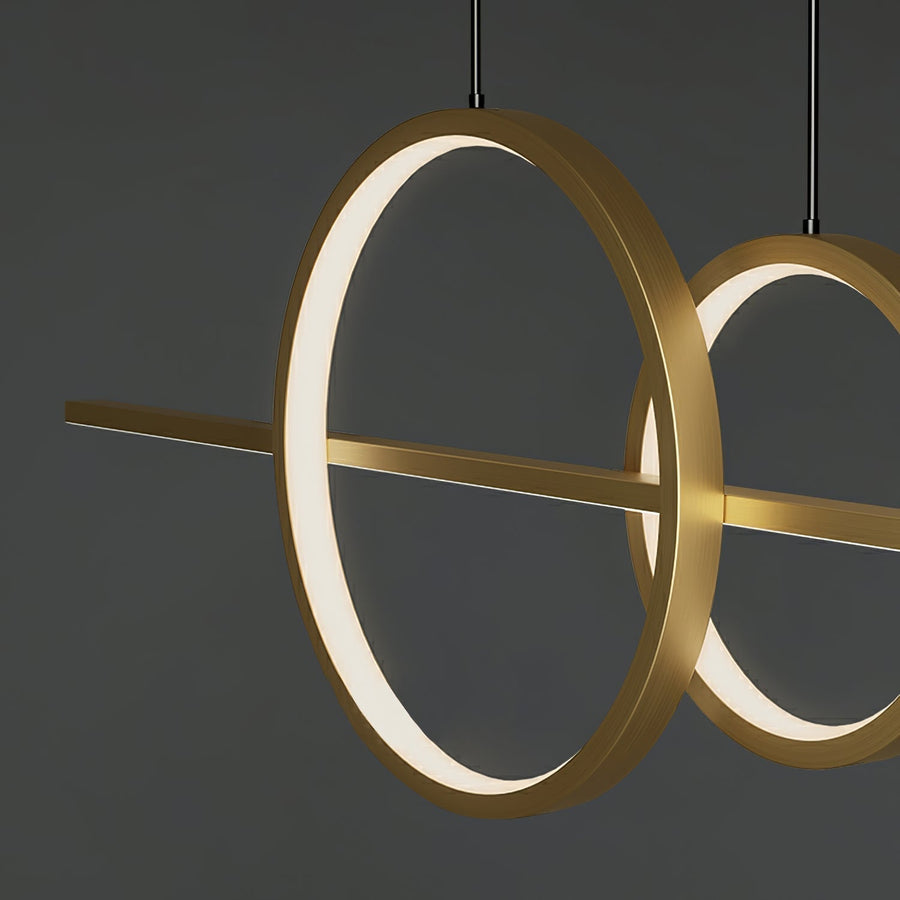 Lustre Girouette en laiton – vue 3