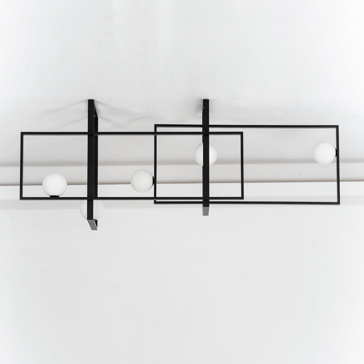 Lustre Aragon en verre et laiton – vue 35