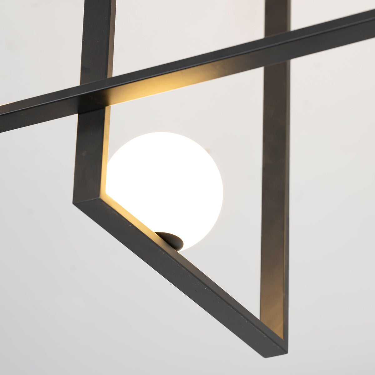 Lustre Aragon en verre et laiton – vue 48