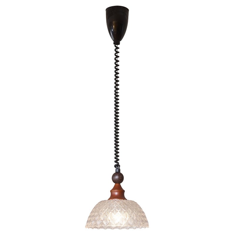 Suspension Atlas en bois et verre – vue 57