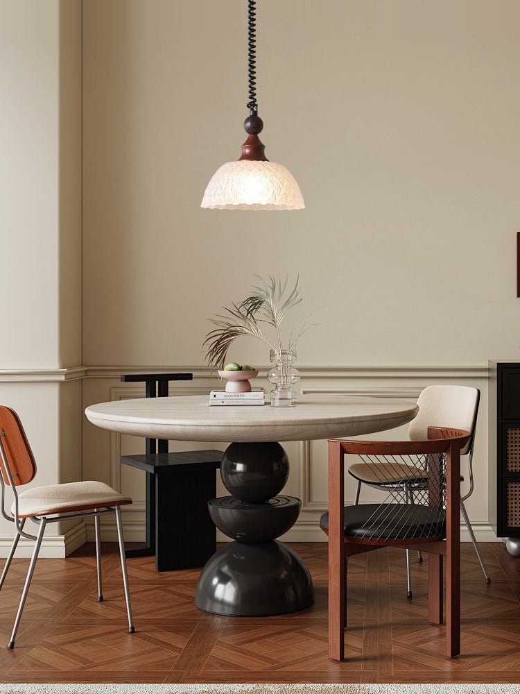 Suspension Atlas en bois et verre – vue 63